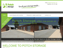 Tablet Screenshot of potchstorage.com